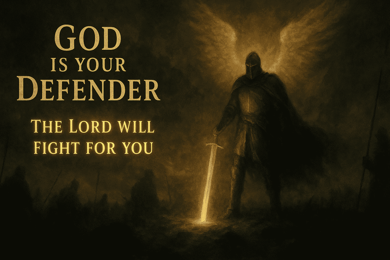God Is Your Defender - The Lord Will Fight for You