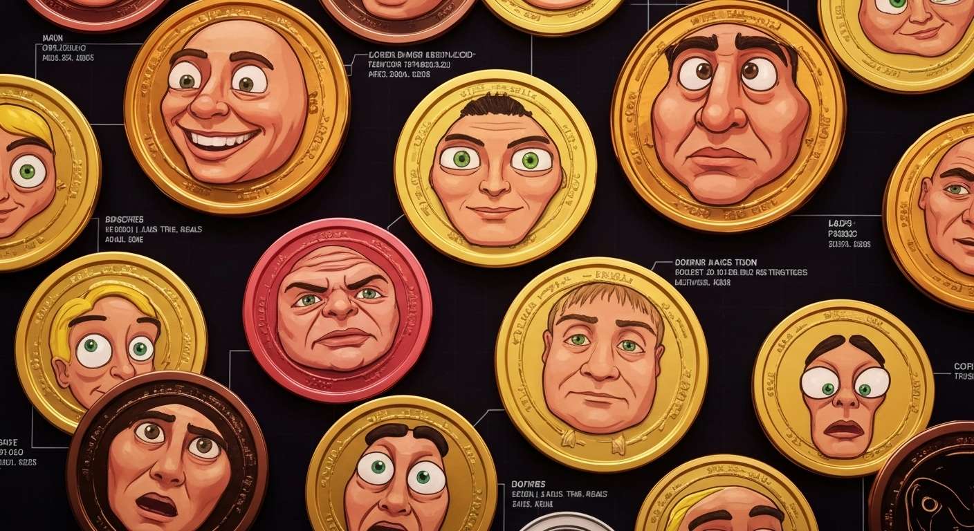 Meme coin features chart