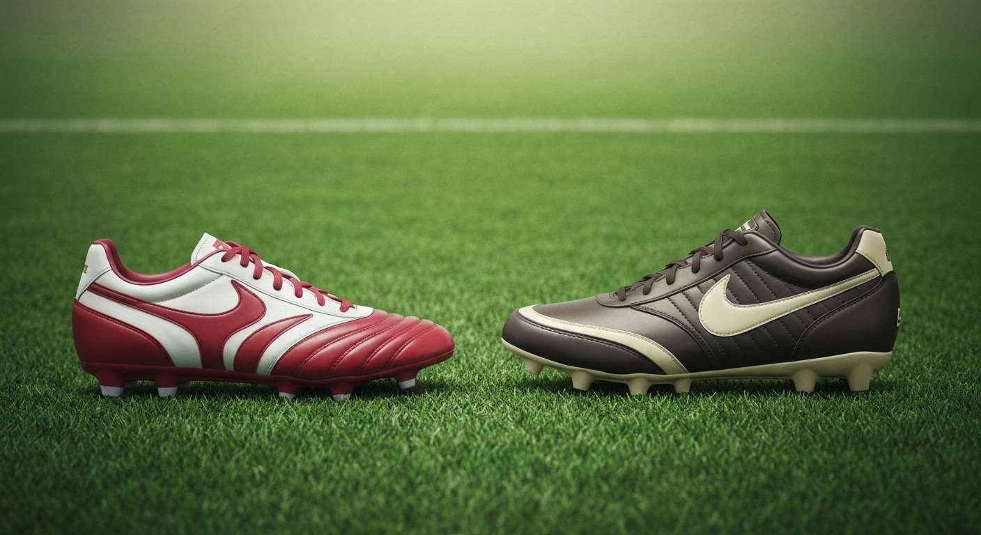soccer and football cleats comparison