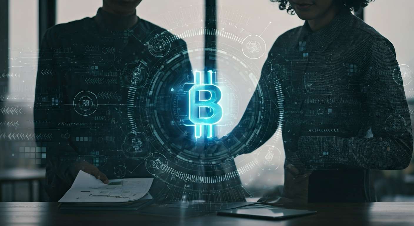 Team discussing blockchain skills